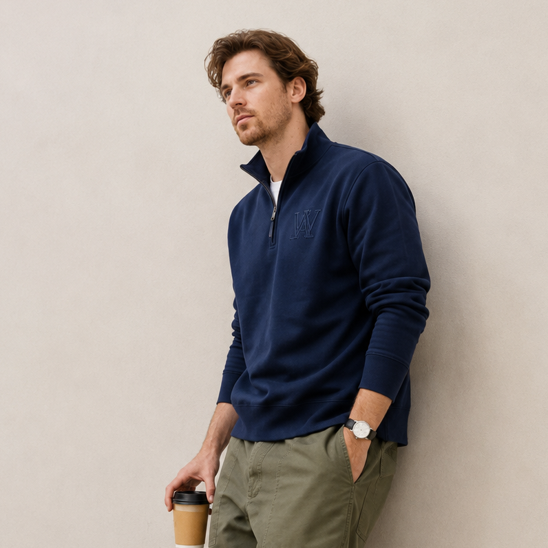 The Quarter-Zip (Navy)