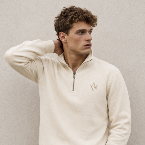The Quarter-Zip (Sand)