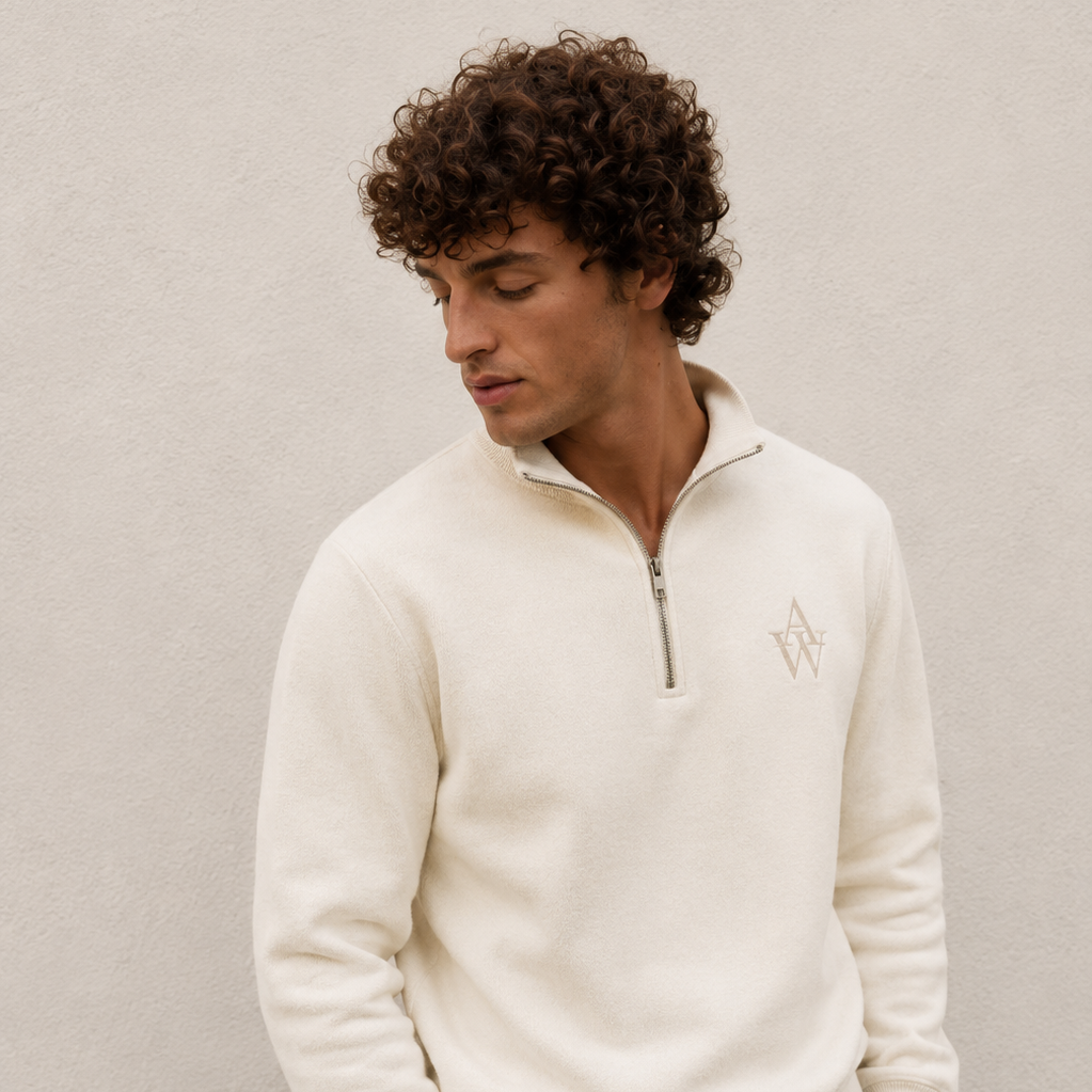 The Quarter-Zip (Sand)