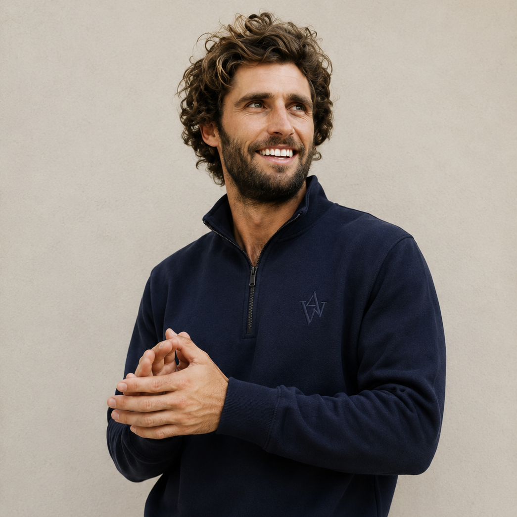 The Quarter-Zip (Navy)