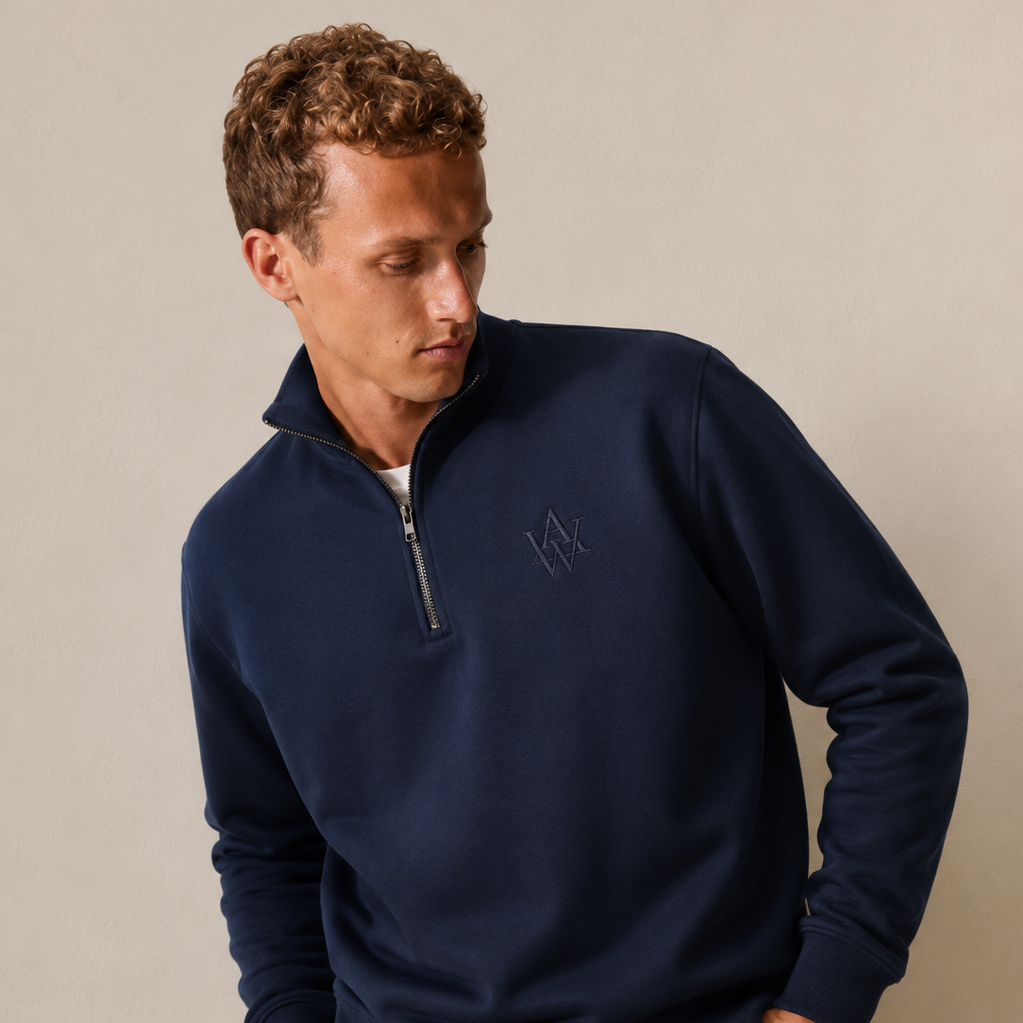 The Quarter-Zip (Navy)